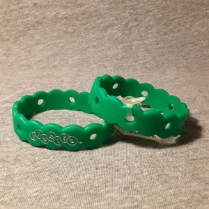 (2) Crocs vintage KIDS bracelets Green